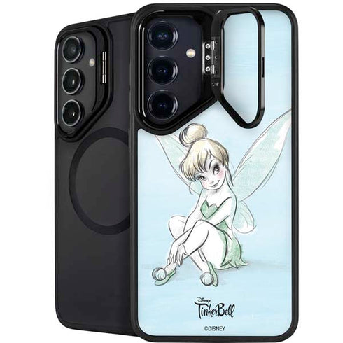 Disney Tinker Bell Sketch Art Galaxy S25 Kickstand Case